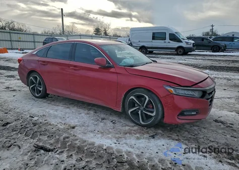 2018 Honda Accord Sport из США, поврежденный, VIN 1HGCV1F37JA073577